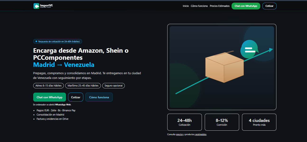 Captura de ImportVE